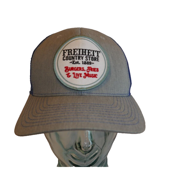 Freiheit Country Store Blue Mesh Snapback Hat Cap - Picture 1 of 9